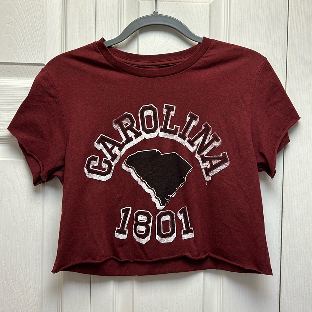 Carolina cropped tee shirt
